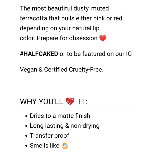 Half Caked Lip Fondant in Low Key - Picture 8 of 8